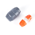 Plastic compression pipe fitting female male straight connector